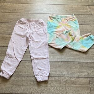 art class Kids Pink and Tie-Dye Joggers